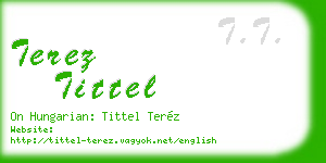 terez tittel business card