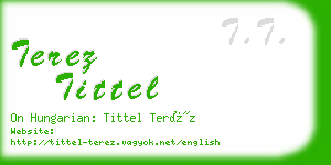 terez tittel business card